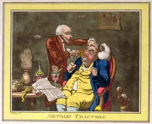 Metallische Traktoren, ca. 1801